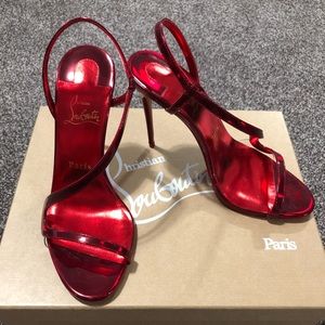 Christian Louboutin Rosalie Red Heels